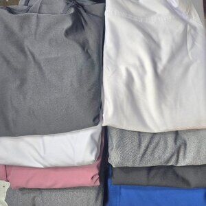 T-Shirts,Men / Boys, size large, polyesther/spandex blend, 8 shirts, 5 colors